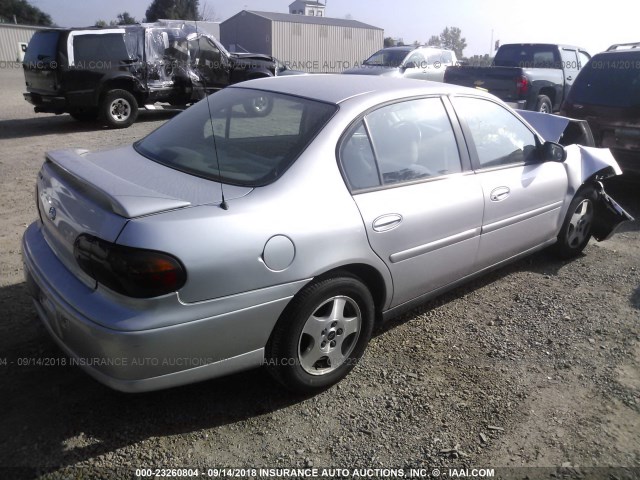 1G1ND52F35M249264 - 2005 CHEVROLET CLASSIC SILVER photo 4