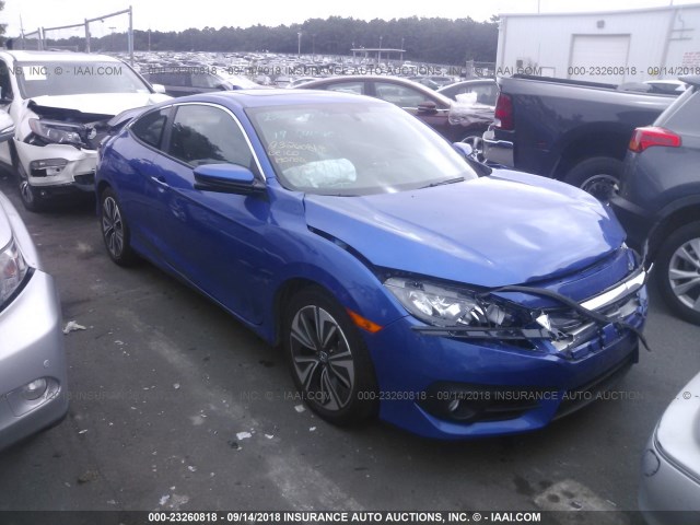 2HGFC3B78HH356783 - 2017 HONDA CIVIC EXL 蓝色 照片 1