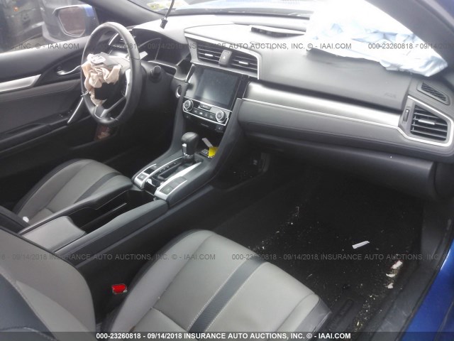 2HGFC3B78HH356783 - 2017 HONDA CIVIC EXL 蓝色 照片 5