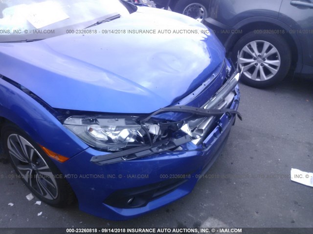 2HGFC3B78HH356783 - 2017 HONDA CIVIC EXL 蓝色 照片 6
