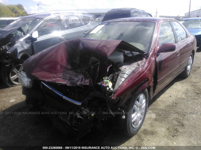 4T1BG22KX1U806965 - 2001 TOYOTA CAMRY CE/LE/XLE 勃艮第红 照片 2