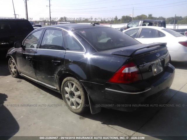 1FAHP25117G130498 - 2007 FORD FIVE HUNDRED LIMITED BLACK photo 3