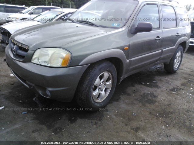 4F2YU09162KM56207 - 2002 MAZDA TRIBUTE LX/ES 绿色 照片 2