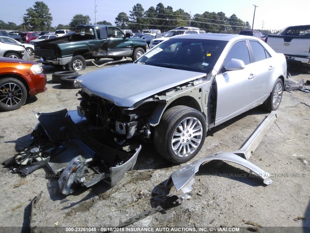 1G6DP5E38C0156372 - 2012 CADILLAC CTS PREMIUM COLLECTION SILVER photo 2