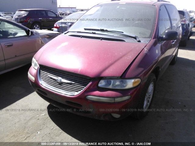 1C4GP64L2XB581372 - 1999 CHRYSLER TOWN & COUNTRY LIMITED RED photo 6