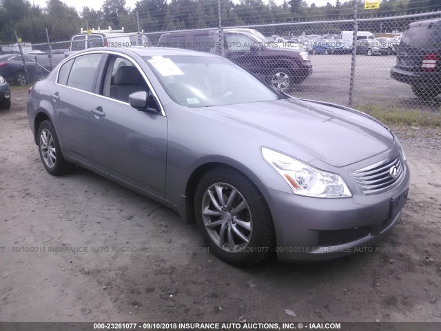 JNKCV61F99M353541 - 2009 INFINITI G37 GRAY photo 1