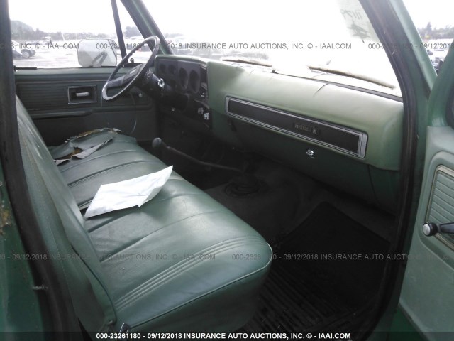 CCM34AJ122798 - 1980 CHEVROLET C30 PICKUP GREEN photo 5