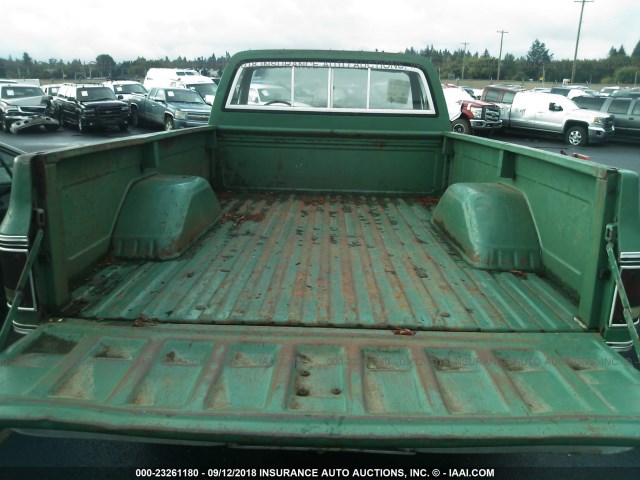 CCM34AJ122798 - 1980 CHEVROLET C30 PICKUP GREEN photo 8