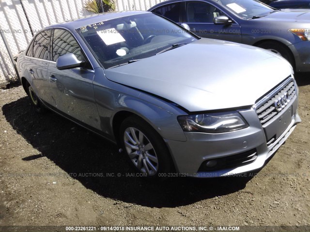 WAUSF78K99N048177 - 2009 AUDI A4 PREMIUM PLUS SILVER photo 1