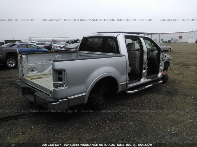 5LTPW18556FJ08698 - 2006 LINCOLN MARK LT SILVER photo 4