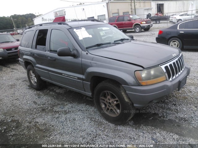 1J4GX48NX2C190435 - 2002 JEEP GRAND CHEROKEE LAREDO GRAY photo 1