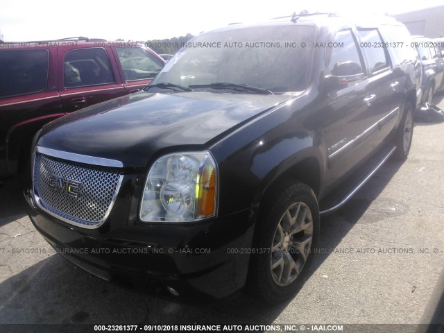 1GKFK66867J177777 - 2007 GMC YUKON XL DENALI BLACK photo 2