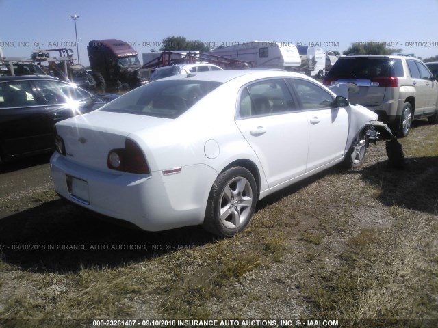 1G1ZB5EB1A4113631 - 2010 CHEVROLET MALIBU LS თეთრი ფოტო 4