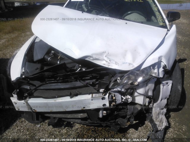 1G1ZB5EB1A4113631 - 2010 CHEVROLET MALIBU LS თეთრი ფოტო 6