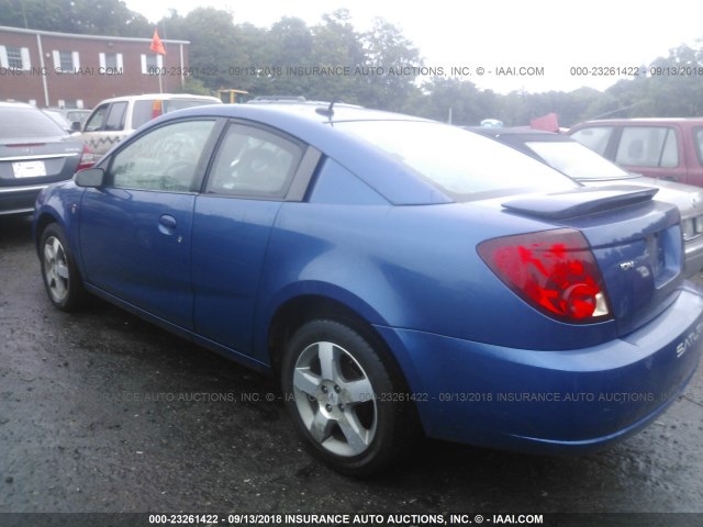 1G8AW18B16Z118362 - 2006 SATURN ION LEVEL 3 BLUE photo 3