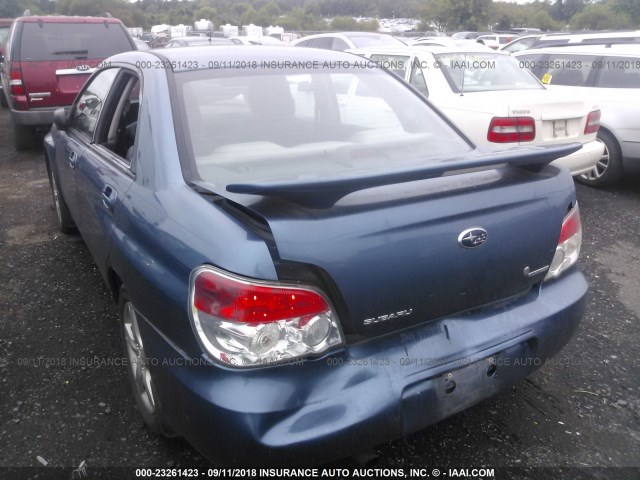 JF1GD61627H502485 - 2007 SUBARU IMPREZA 2.5I BLUE photo 6