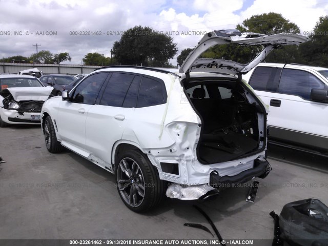 5UXTS3C59J0Y96220 - 2018 BMW X3 XDRIVE30I Ақ фото 3