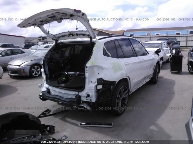 5UXTS3C59J0Y96220 - 2018 BMW X3 XDRIVE30I WHITE photo 4