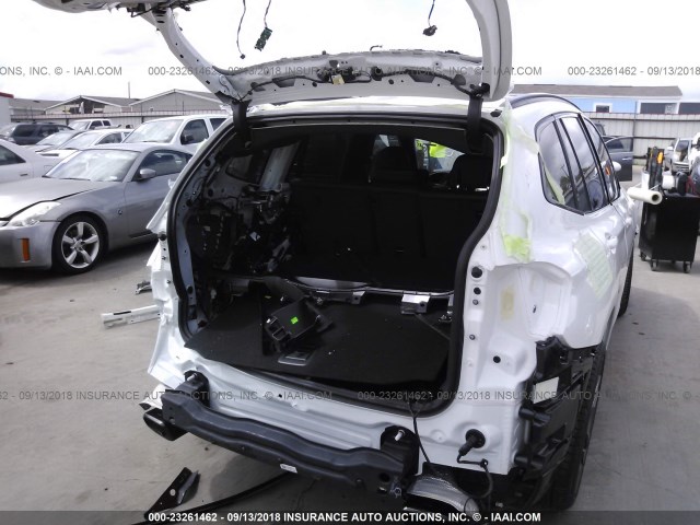 5UXTS3C59J0Y96220 - 2018 BMW X3 XDRIVE30I WHITE photo 6