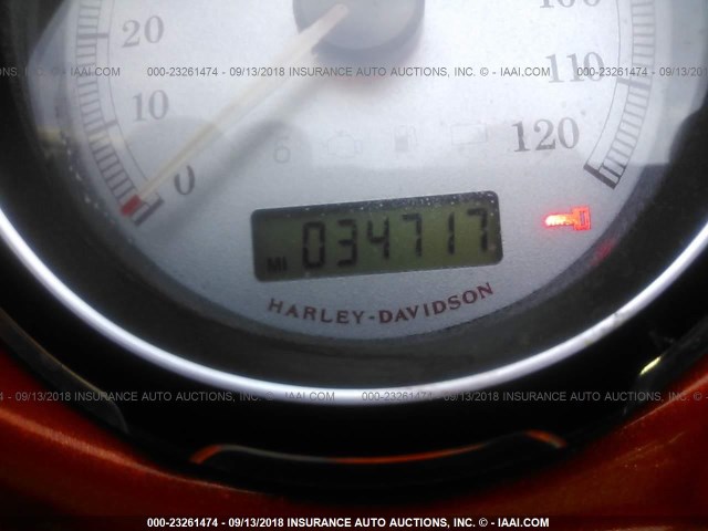 1HD1KBM16CB641075 - 2012 HARLEY-DAVIDSON FLHX STREET GLIDE ORANGE photo 7