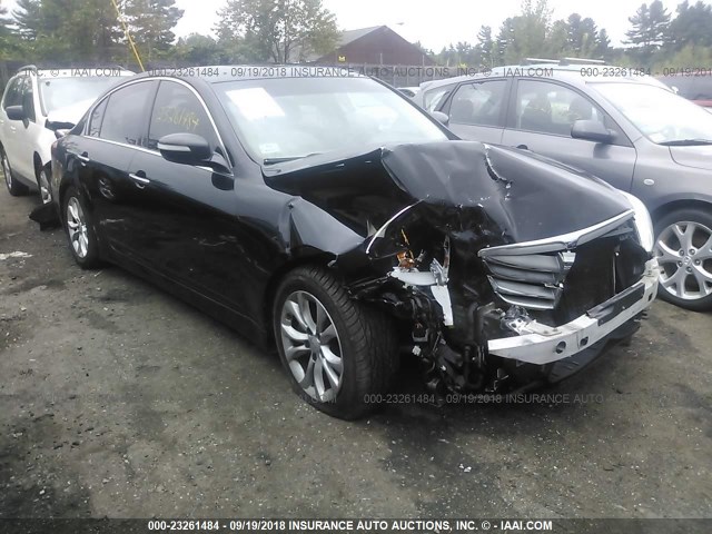 KMHGC4DD3DU212444 - 2013 HYUNDAI GENESIS 3.8L BLACK photo 1