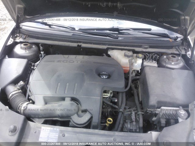 1G1ZB5EB8AF243409 - 2010 CHEVROLET MALIBU LS ნაცრისფერი ფოტო 10