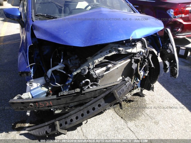 3N1CE2CP0FL355171 - 2015 NISSAN VERSA NOTE S/S PLUS/SV/SL/SR BLUE photo 6