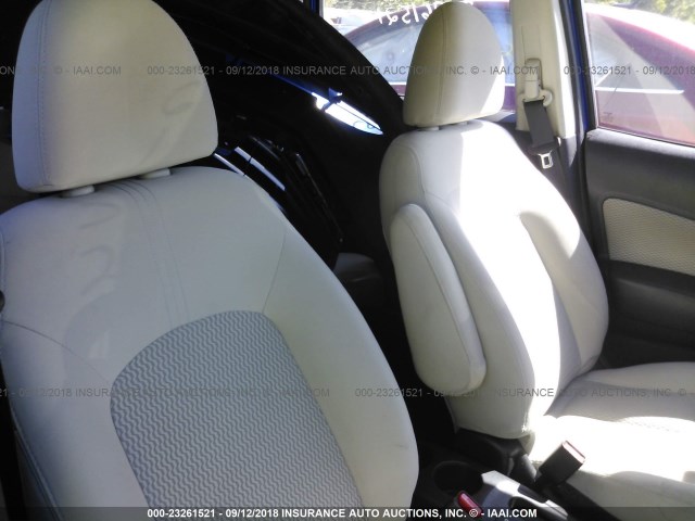 3N1CE2CP0FL355171 - 2015 NISSAN VERSA NOTE S/S PLUS/SV/SL/SR BLUE photo 8
