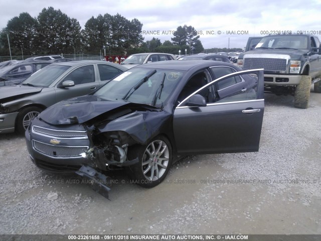 1G1ZE5EB8A4159528 - 2010 CHEVROLET MALIBU LTZ 灰色 照片 2