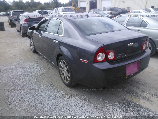 1G1ZE5EB8A4159528 - 2010 CHEVROLET MALIBU LTZ 灰色 照片 3