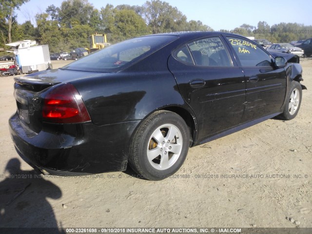 2G2WP552171151526 - 2007 PONTIAC GRAND PRIX BLACK photo 4