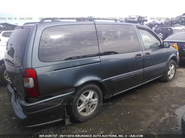 1GNDX03E74D242648 - 2004 CHEVROLET VENTURE BLUE photo 4