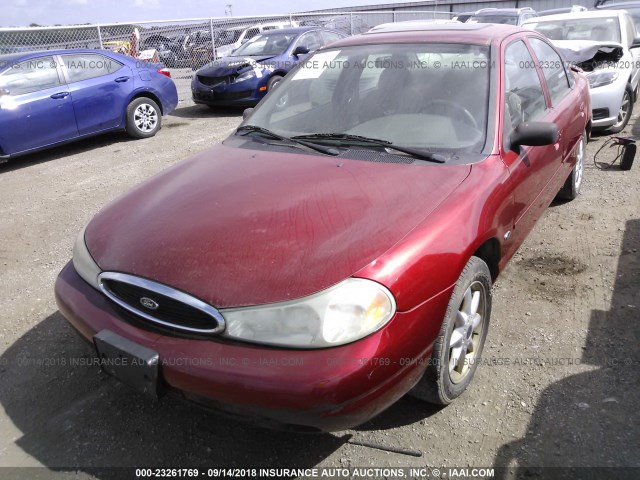 1FAFP6539WK186880 - 1998 FORD CONTOUR GL/SPORT/LX RED photo 6