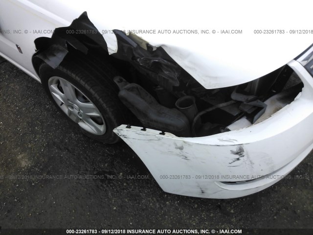 1G8AJ55F97Z104711 - 2007 SATURN ION LEVEL 2 白色 照片 6