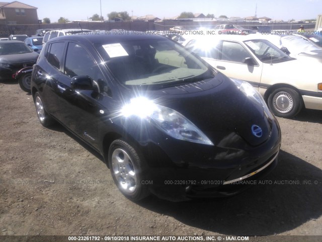 JN1AZ0CP6BT003413 - 2011 NISSAN LEAF SV/SL BLACK photo 1