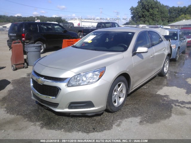 1G11C5SL0FF270876 - 2015 CHEVROLET MALIBU 1LT Champagne photo 2
