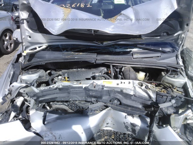 JTKKT624760142673 - 2006 TOYOTA SCION XA SILVER photo 10