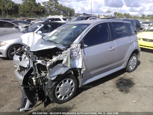 JTKKT624760142673 - 2006 TOYOTA SCION XA SILVER photo 2