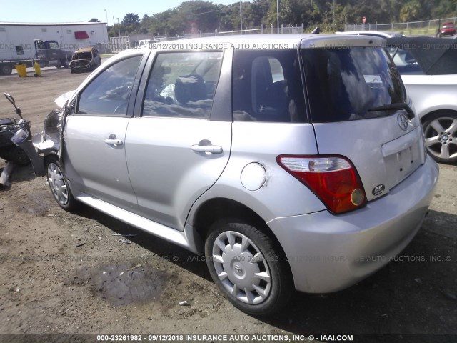JTKKT624760142673 - 2006 TOYOTA SCION XA SILVER photo 3