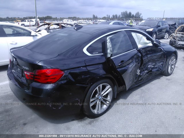 WBA4A9C51GGL87716 - 2016 BMW 428 I/GRAN COUPE/SULEV BLACK photo 4