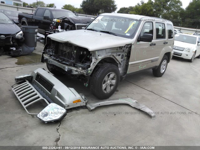 1J4PP2GK2BW536875 - 2011 JEEP LIBERTY SPORT GOLD photo 2