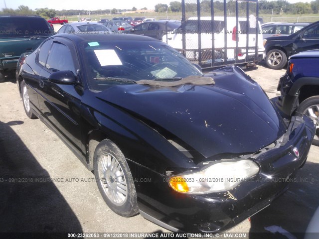 2G1WW15EX19367300 - 2001 CHEVROLET MONTE CARLO LS 黑色 照片 1