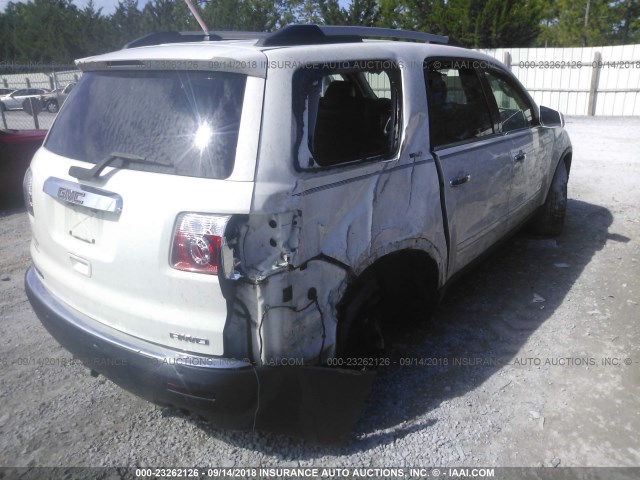 1GKKVRED5BJ400342 - 2011 GMC ACADIA SLT-1 Blanc photo 4