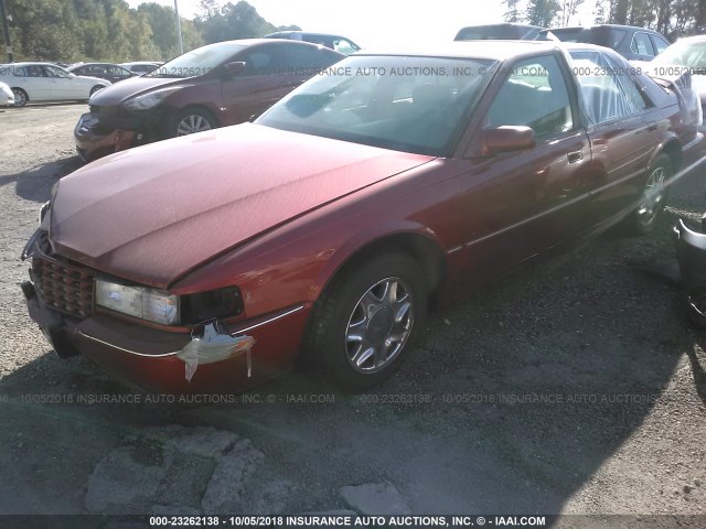 1G6KY529XSU816075 - 1995 CADILLAC SEVILLE STS RED photo 2