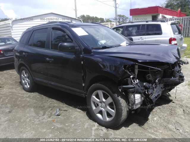 5NMSH13E39H291038 - 2009 HYUNDAI SANTA FE SE/LIMITED BLACK photo 1