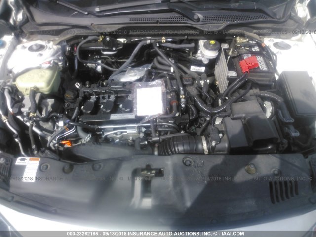 19XFC1F77HE002360 - 2017 HONDA CIVIC EXL WHITE photo 10