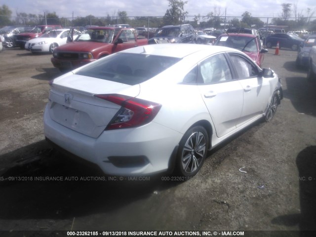 19XFC1F77HE002360 - 2017 HONDA CIVIC EXL WHITE photo 4
