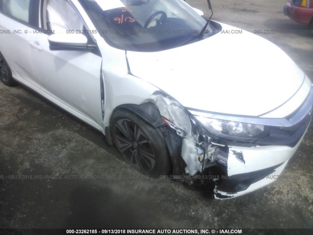 19XFC1F77HE002360 - 2017 HONDA CIVIC EXL WHITE photo 6