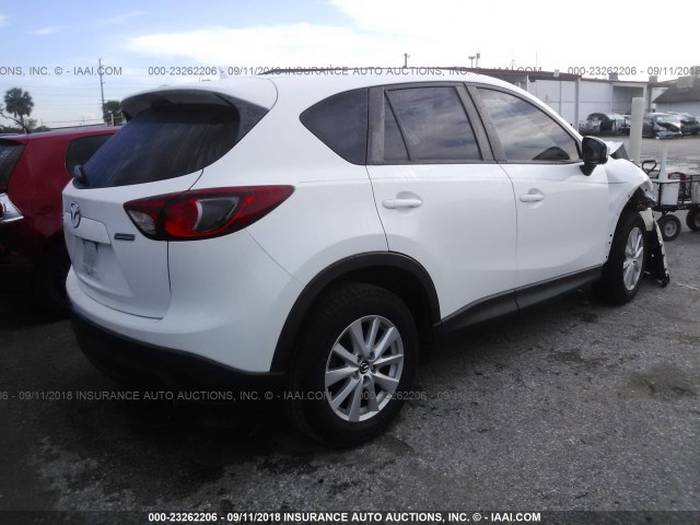 JM3KE2CE9D0114945 - 2013 MAZDA CX-5 TOURING Белый фото 4