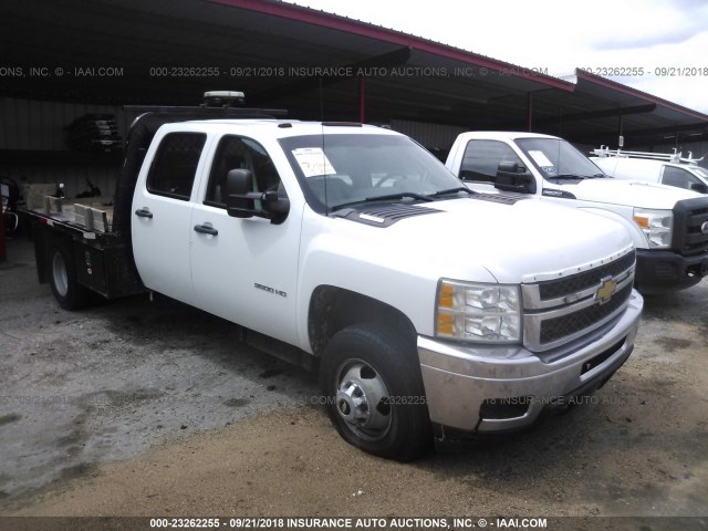 1GB4CZC80DF148820 - 2013 CHEVROLET SILVERADO C3500 WHITE photo 1